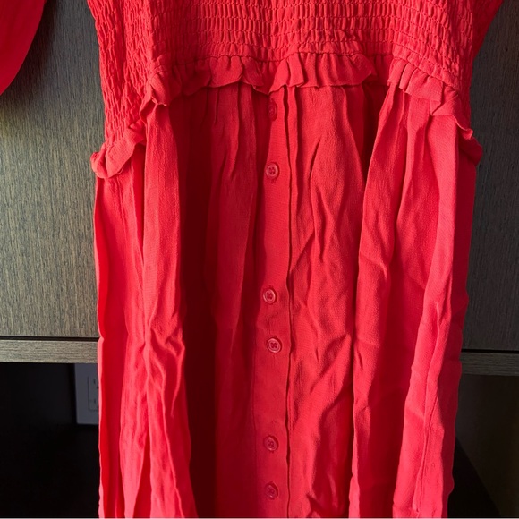 Zara Red Midi Dress - Picture 8 of 8